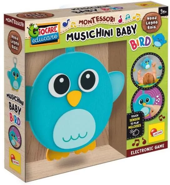 Muzyczny ptaszek. Montessori wood - tantis.pl