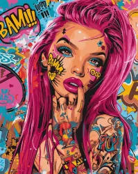 Malowanie po numerach. Plama kolorów