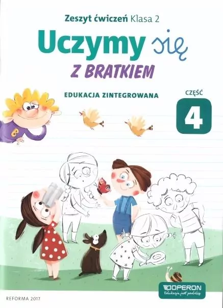 Uczymy się z Bratkiem 2 Zeszyt ćwiczeń cz.4 OPERON - tantis.pl