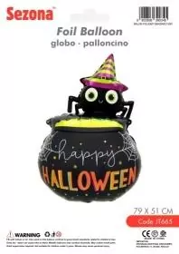 Balon Halloween Kocioł 79x51cm - tantis.pl