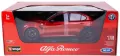 BBurago. Alfa Romeo Giulia GTAM Metal Red 1:18 - tantis.pl