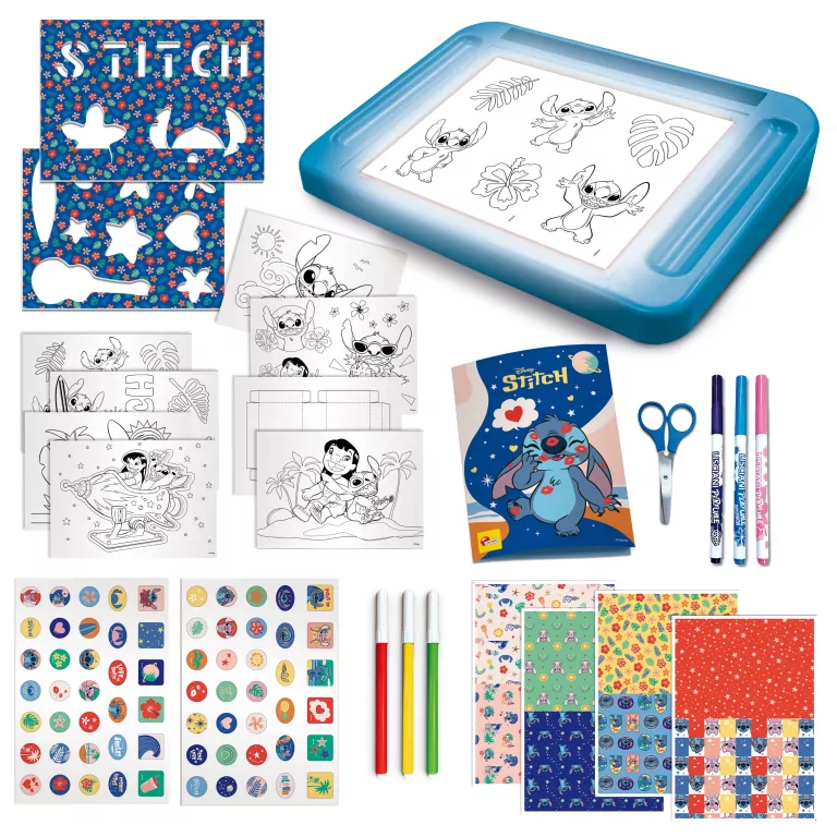 Stitch Szkoła rysowania z tablicą LED - tantis.pl
