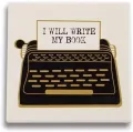 Pulteney Press Podkładka pod kubek - I Will Write - tantis.pl