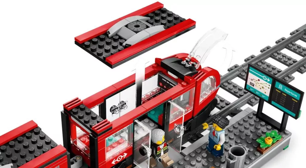 LEGO® City. Tramwaj miejski ze stacją 60423 - tantis.pl