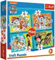 Trefl. Puzzle 4w1. Psi Patrol - tantis.pl