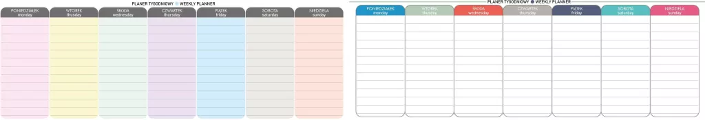 Planer wąski 52 ark - tantis.pl