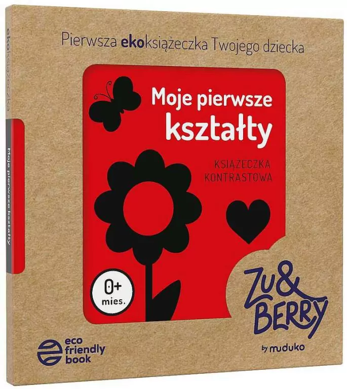 Moje pierwsze kształty. Książeczka kontrastowa - tantis.pl