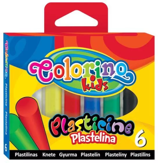 Plastelina 6 kolorów Colorino Kids - tantis.pl