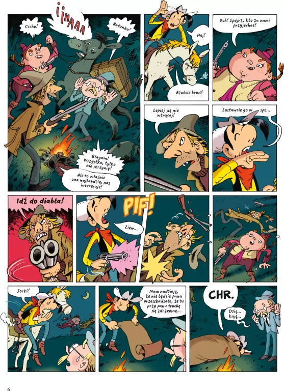 Lucky Luke na siodełku - tantis.pl