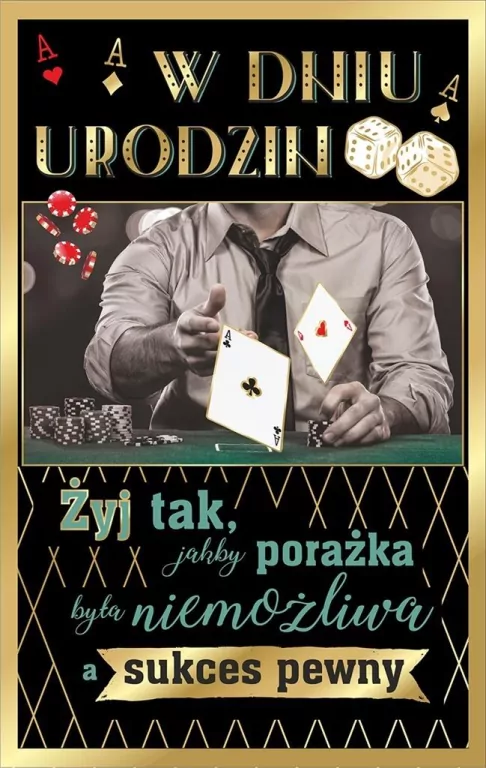 Kartka okolicznościowa Urodziny U61 - tantis.pl