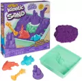 Kinetic Sand. Piasek z foremkami fioletowy - tantis.pl