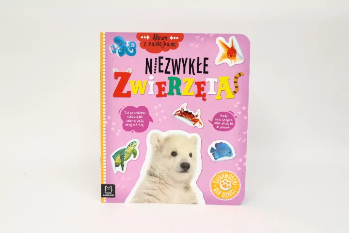 Album z naklejkami. Niezwykłe zwierzęta - tantis.pl