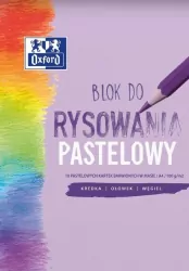 Blok rysunkowy A4/10k pastelowy. Oxford