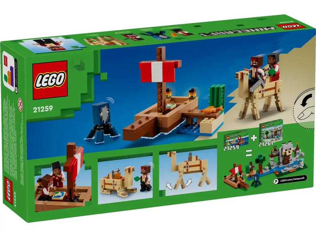 LEGO® Minecraft. Rejs statkiem pirackim 21259 - tantis.pl