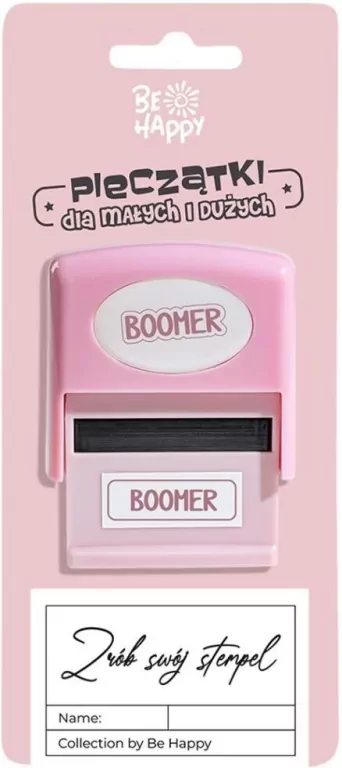 Pieczątka z napisem - Boomer - tantis.pl