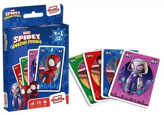 Gra Karciana Spidey Shuffle 4W1 - tantis.pl