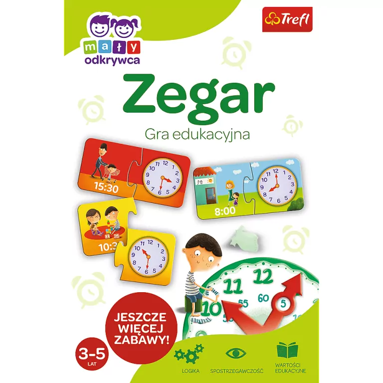 Mały odkrywca. Zegar - tantis.pl