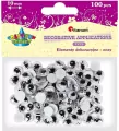 Elementy dekoracyjne oczy samoprzylepne 10mm - tantis.pl