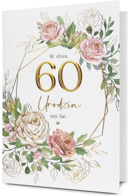 Karnet Urodziny 60 - tantis.pl
