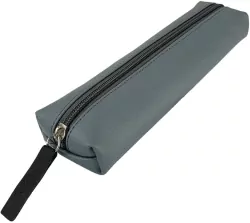 Piórnik Jamnik ekoskóra Popielaty