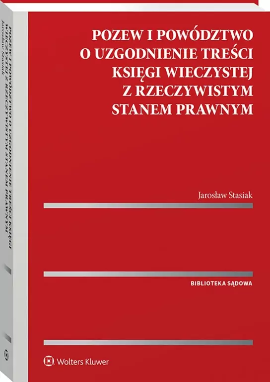 Pozew i powództwo o uzgodnienie treści księgi.. - tantis.pl