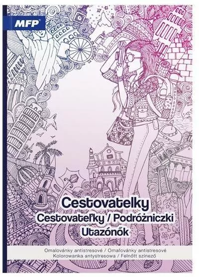 Kolorowanka antystresowa podróżniczki - tantis.pl