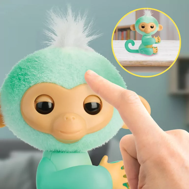 Małpka Fingerlings Ava seledynowa - tantis.pl