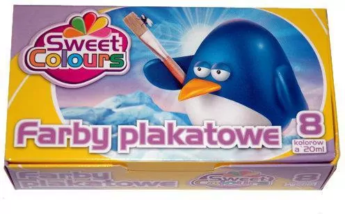 Farby plakatowe 8 kol.20ml. Otocki - tantis.pl