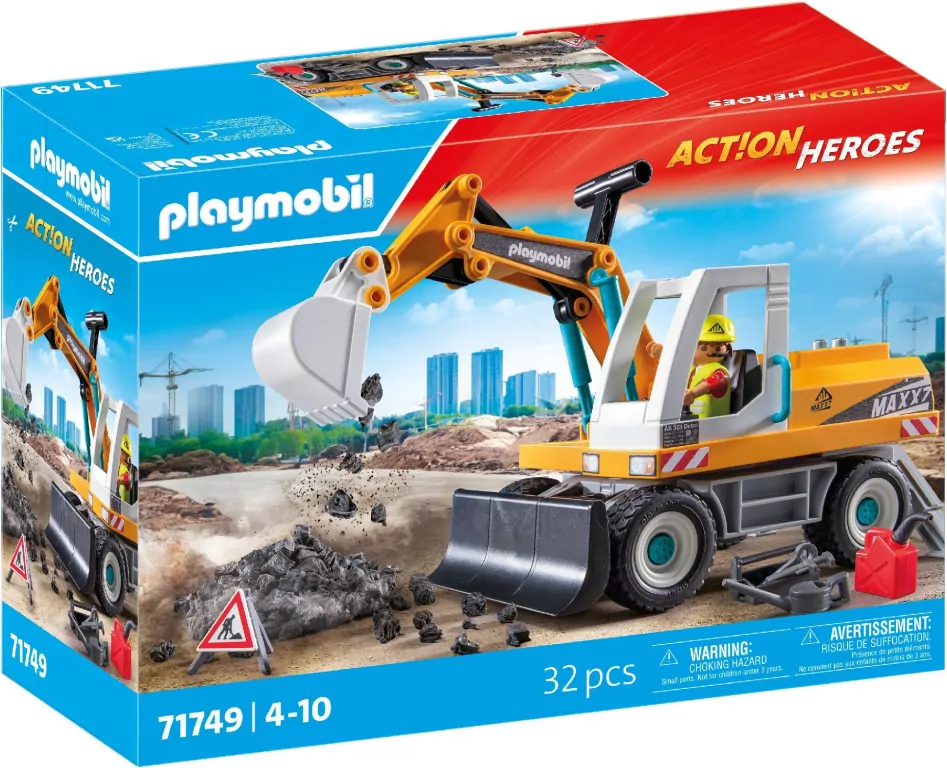 Playmobil Duża koparka 71749 - tantis.pl