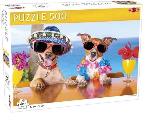 Puzzle 500 Animals: Holiday Hounds - tantis.pl