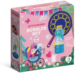 Mega Zestaw Bańki Mydlane Księżniczki płyn 450ml
