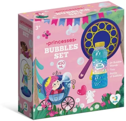 Mega Zestaw Bańki Mydlane Księżniczki płyn 450ml