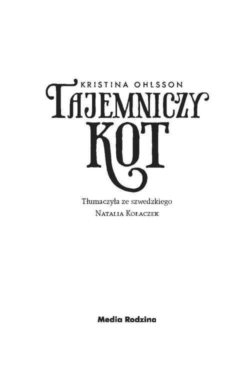 Tajemniczy kot - tantis.pl