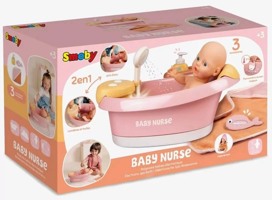 Wanienka z hydromasażem. Smoby. Baby Nurse - tantis.pl