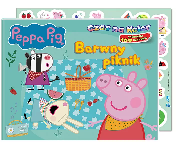 Peppa Pig. Barwny piknik. Czas na kolor - tantis.pl