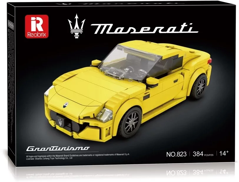 Klocki Maserati GranTurismo 2024 Yellow 384el - tantis.pl