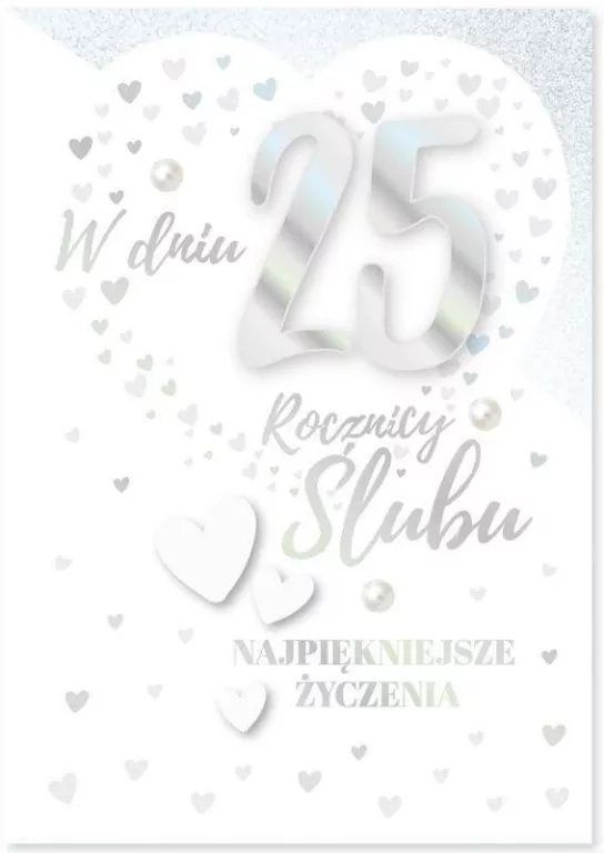 Karnet B6. 25 Rocznica ślubu - tantis.pl