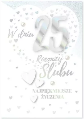 Karnet B6. 25 Rocznica ślubu