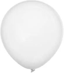 Balony Decomex pastelowe White