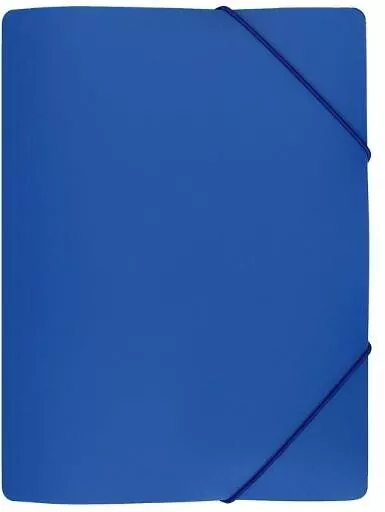 Teczka z gumką szeroka niebieska - tantis.pl