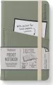 Bookaroo Notatnik Journal Pocket A6. Zielony - tantis.pl