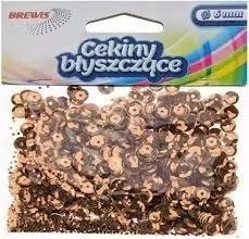 Cekiny błyszczące B 240 brązowy - tantis.pl