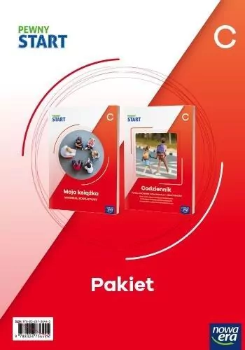 Pakiet: Moja książka / Codziennik. Pewny start. Poziom C - tantis.pl