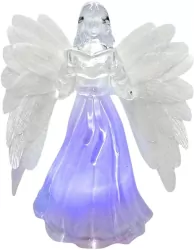 Anioł świecący z książką 13cm