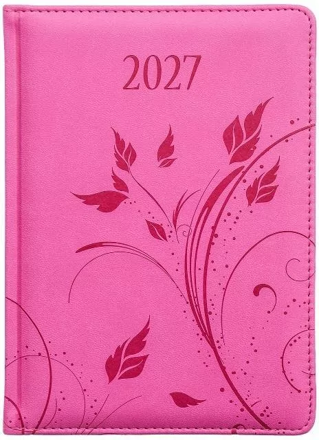Terminarz 2027 tygodniowy 130x184mm Vivella Kwiaty - tantis.pl
