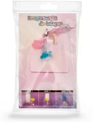 Przywieszka do telefonu miś ombre