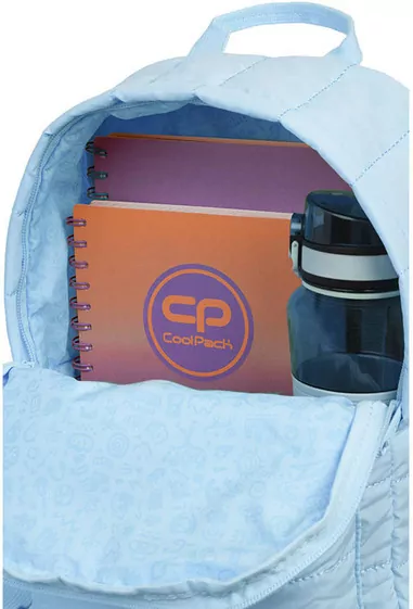 Plecak 1-komorowy . Abby pastel powder blue - tantis.pl