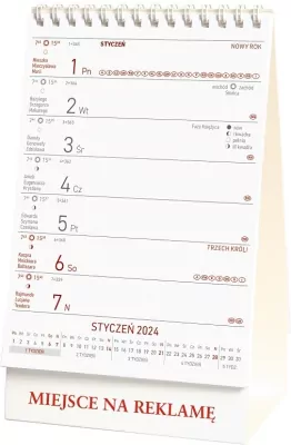 Kalendarz 2025. Biurkowy stojący