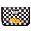 Piórnik dwuklapkowy bez wyposażenia PC3 z pieskiem Sleepy Corgi - tantis.pl