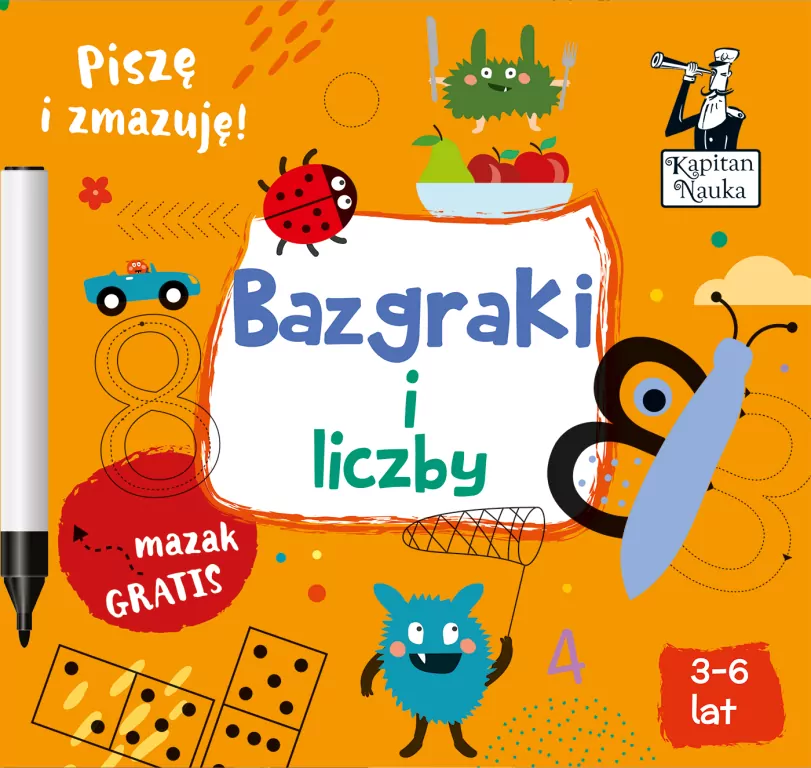 Bazgraki i liczby. Kapitan Nauka - tantis.pl